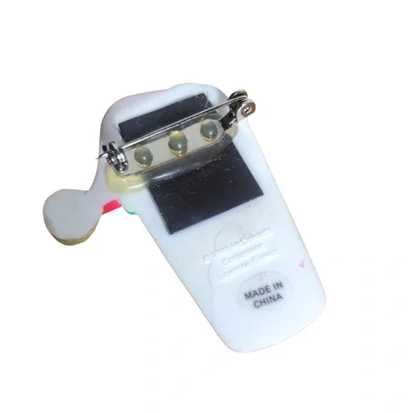 Vintage Enesco McDonalds Big Mac & Soft Drink pins - Picture 4 of 4